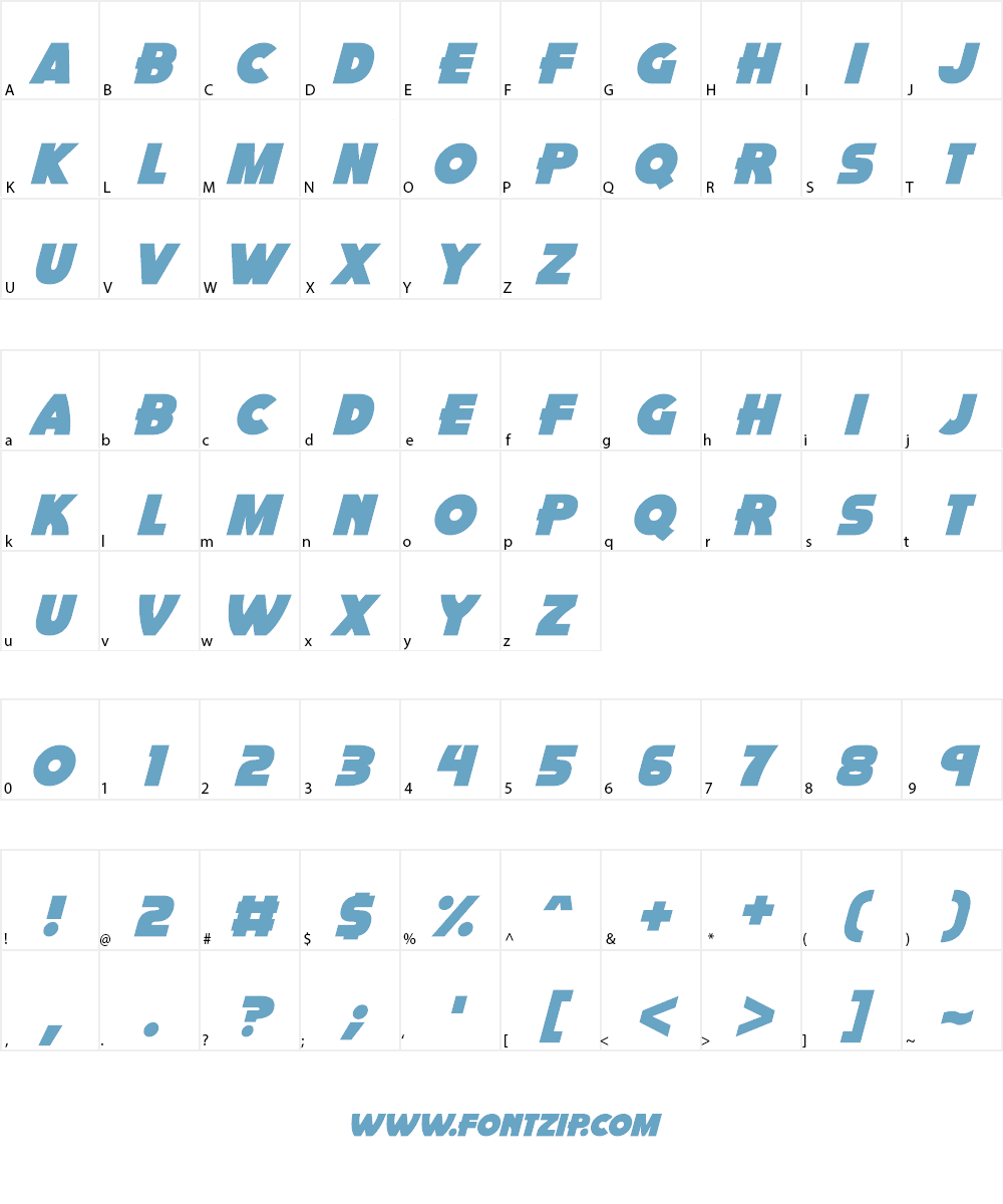Pink Rocket Font Character